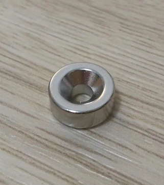 One of the neodymium magnets